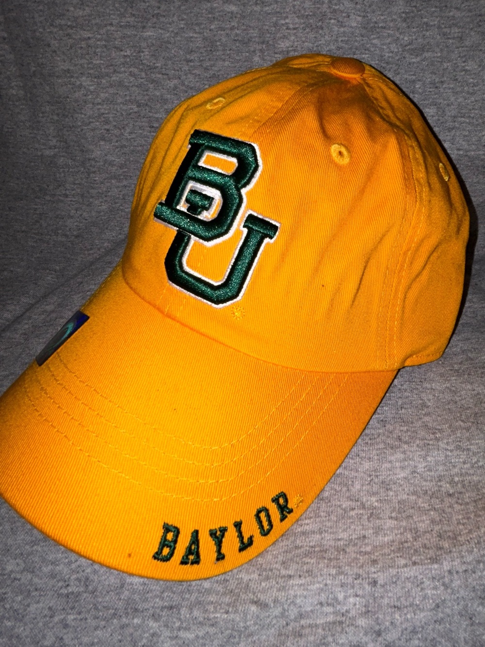 🏈🐻 Baylor University Bears Relaxed Fit Gold Hat 🐻🏀